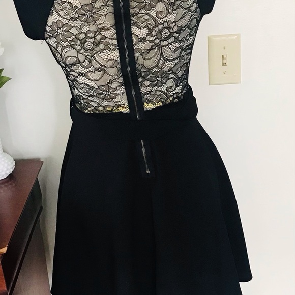 Monteau solid black mini dress in size M - Picture 6 of 10